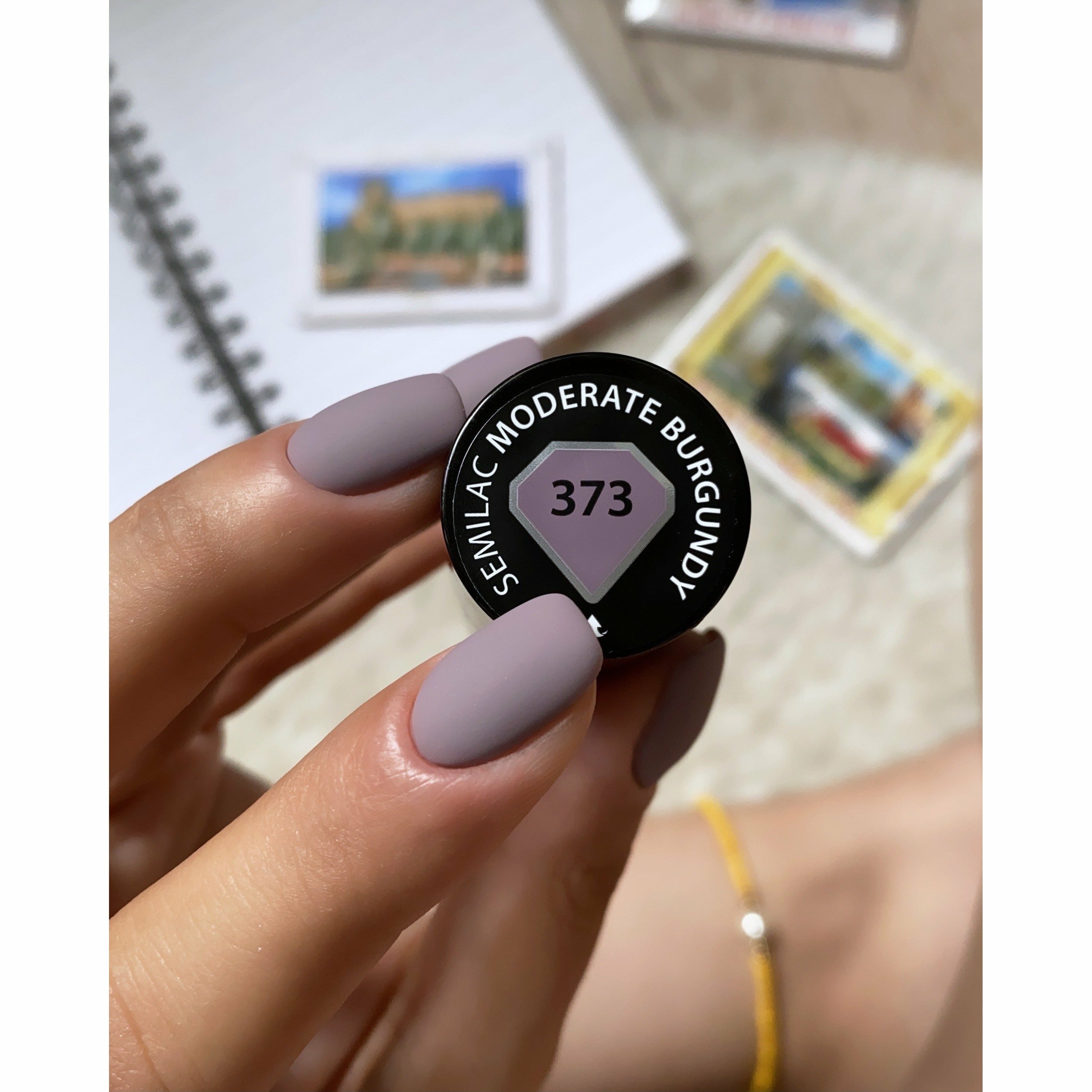 Semilac 373 Moderate Burgundy UV Gel Polish 7ml